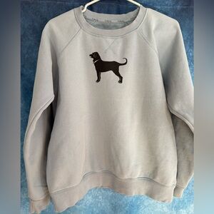 The Black Dog Legacy Collection Crewneck Sweatshirt Light Blue Medium